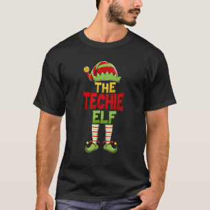 T-shirt Techie ELF Family Matching Group Pajamas de Noël