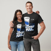 T-shirt Technically The Glass Is Always Full Physics (Unisexe)