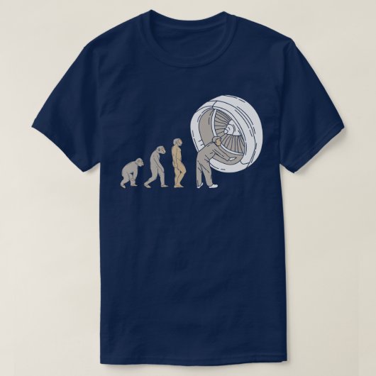 T-shirt Technician d'entretien d'aircraft (Design devant)