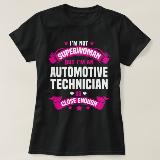 T-shirt Technicien automobile (Design devant)