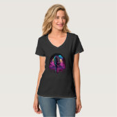 T-shirt Technicien AV Microphone Technicien Audio Visuel S (Devant entier)