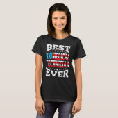 T-shirt Technicien Biomédical 4 Juillet Quart Usa Ameri (Devant entier)