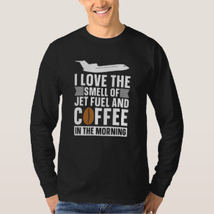 T-shirt Technicien café ingénieur  Mécanicien d'aéronef