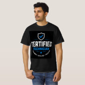 T-shirt ✅ Technicien certifié Service professionnel ✅ (Devant entier)