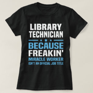 T-shirt Technicien de bibliothèque