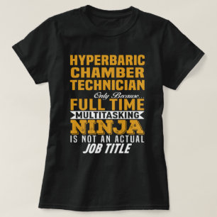 T-shirt Technicien de chambre hyperbare