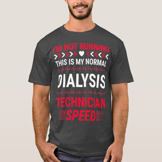 T-shirt Technicien de dialyse Premium (Devant)