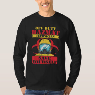 T-shirt Technicien de Hazmat Hors Service Économisez Vous-
