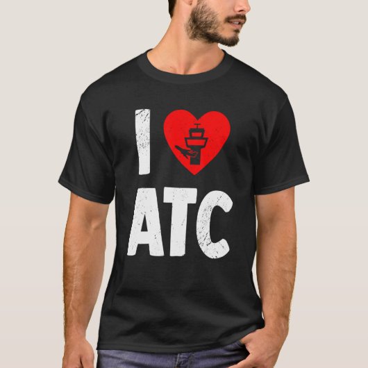 T-shirt Technicien de la circulation aérienne Amour de la (Devant)
