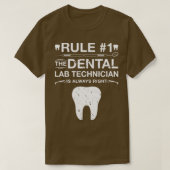 T-shirt Technicien de laboratoire dentaire (Design devant)