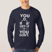 T-shirt Technicien de laboratoire en chimie (Devant)