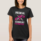 T-shirt Technicien de laboratoire Technologue Médicale Lab (Devant)