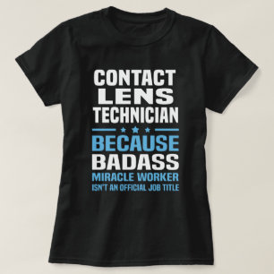 T-shirt Technicien de lentilles de contact