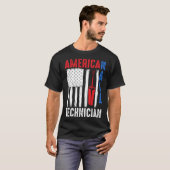 T-shirt Technicien de l'ongle Polishing Nail Tech Artiste (Devant entier)