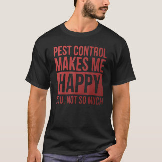 T-shirt Technicien De Lutte Antiparasitaire Pour Un Exterm