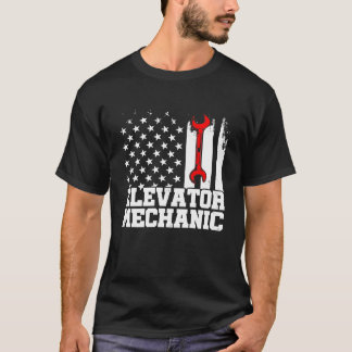 T-shirt Technicien de maintenance d'ascenseur Formation te