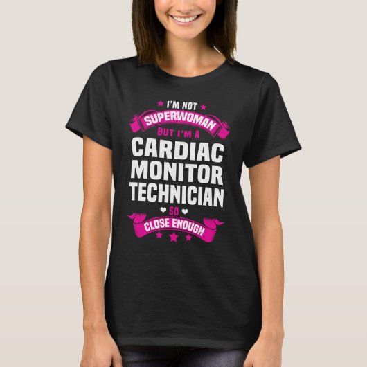 T-shirt Technicien de moniteur cardiaque (Devant)