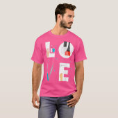 T-shirt Technicien de ongle Aimer Artiste de technologie d (Devant entier)