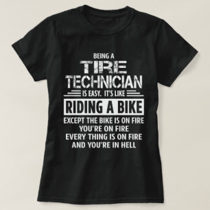 T-shirt Technicien de pneus