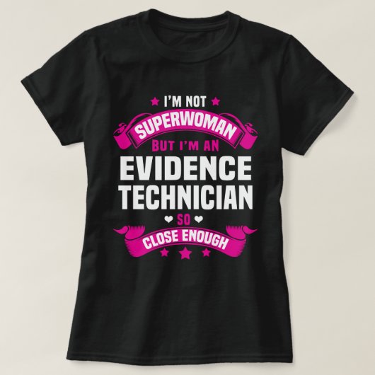 T-shirt Technicien de preuve (Design devant)