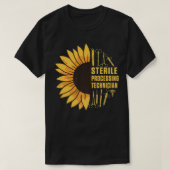 T-shirt Technicien de traitement stérile Cerveau Funny Tec (Design devant)