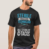 T-shirt Technicien de traitement stérile Instruments Tech  (Devant)