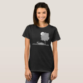 T-shirt Technicien de véhicule rétro-graphique (Devant entier)