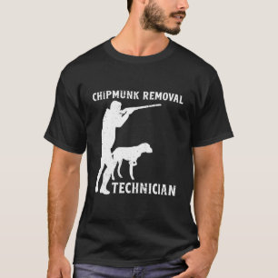 T-shirt Technicien d'enlèvement de Chipmunk Écureuil drôle