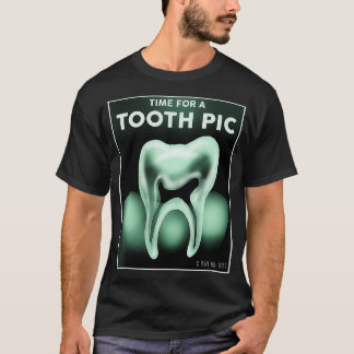 T-shirt Technicien Dentaire Étudiant Dentiste Temps Pour U
