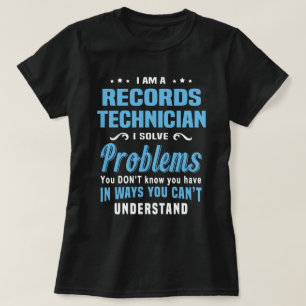 T-shirt Technicien des enregistrements
