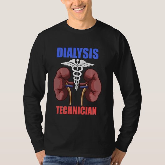 T-shirt Technicien dialyseur Reins Néphrologie Technique (Devant)