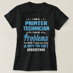 T-shirt Technicien d'imprimante