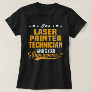 T-shirt Technicien d'imprimante laser