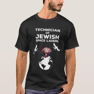 T-SHIRT TECHNICIEN DU SATELLITE DE TERRE DES LASERS SPATIA