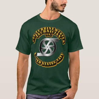 T-shirt Technicien du système de turbines à gaz de la mari