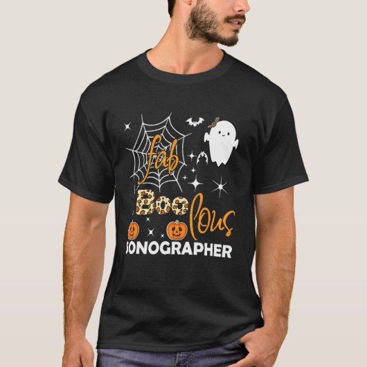 T-shirt Technicien échographie Faboolous Halloween (Devant)