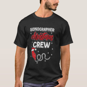 T-shirt Technicien échographie Noël Sonographe
