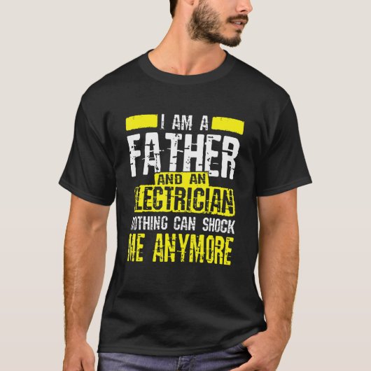 T-shirt Technicien électricien 8 (Devant)