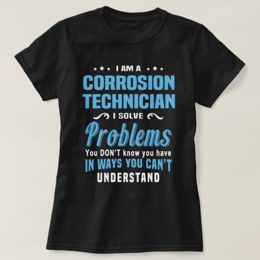 T-shirt Technicien en corrosion (Design devant)