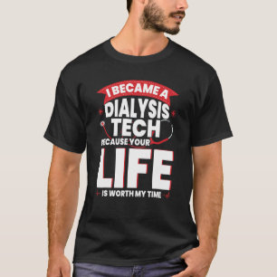 T-shirt Technicien en dialyse Accessoires Technologie Néph