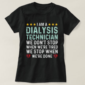 T-shirt Technicien en dialyse Appréciation Nephrologie Tec
