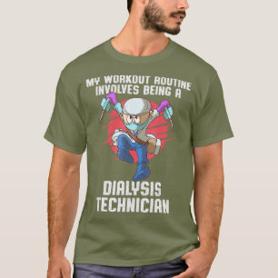 T-shirt Technicien en dialyse Entraînement Nephrologie Tec