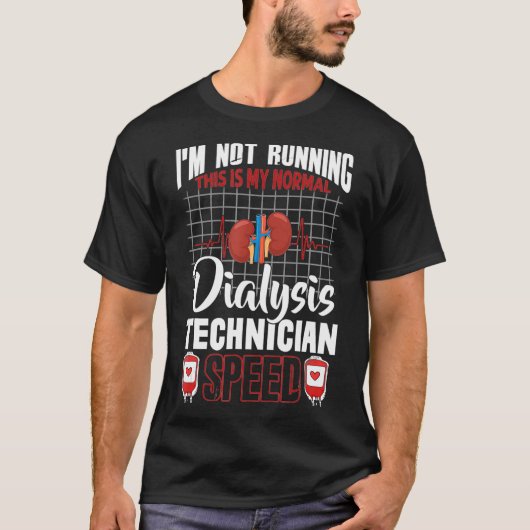 T-shirt Technicien en dialyse exécutant Nephrology Tech Ca (Devant)