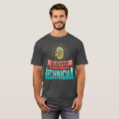 T-shirt Technicien en dialyse Infos Néphrologie Technique (Devant entier)