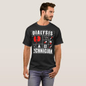 T-shirt Technicien En Dialyse Met Néphrologie Technique (Devant entier)