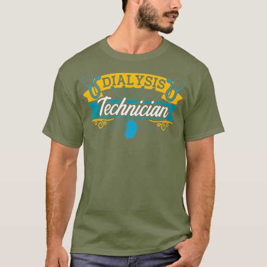 T-shirt Technicien en dialyse Réussi Nephrology Tech (Devant)