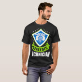 T-shirt Technicien en dialyse Technique en néphrologie (Devant entier)
