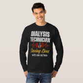 T-shirt Technicien en dialyse Un mL Néphrologie Tech 1 (Devant entier)