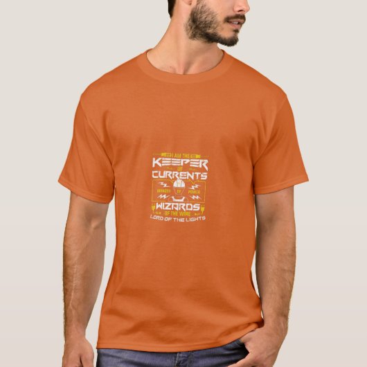 T-shirt Technicien En Électricité (Devant)
