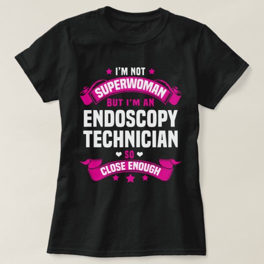 T-shirt Technicien en endoscopie (Design devant)